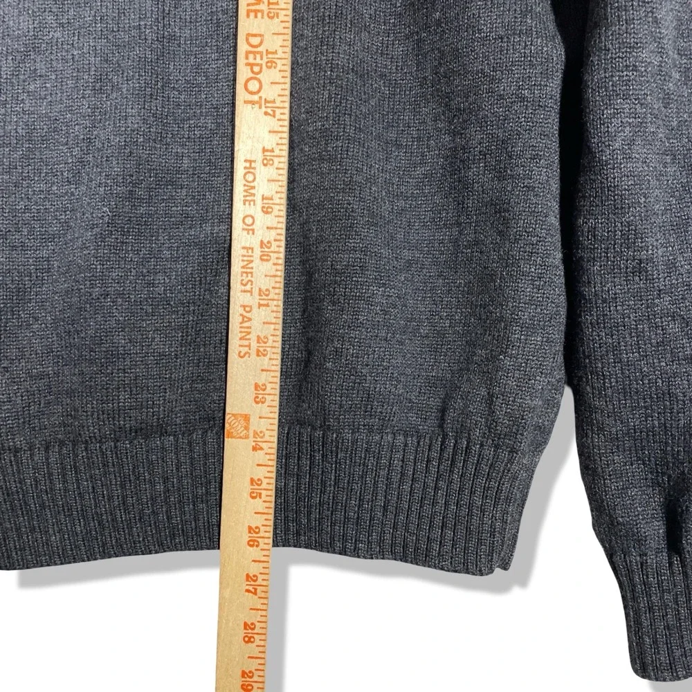 Y2K Banana Republic Merino Wool Striped Sleeve Knit Sweater Mens L Retro Grandpa